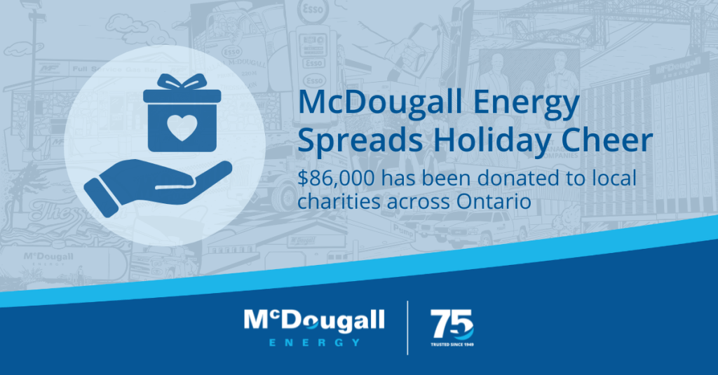 McDougall Energy Brightens Holiday Season with $86,000 Donation to Food Security Programs Across Ontario 12 McDougall Energy Holiday Giving LinkedIn Landscape