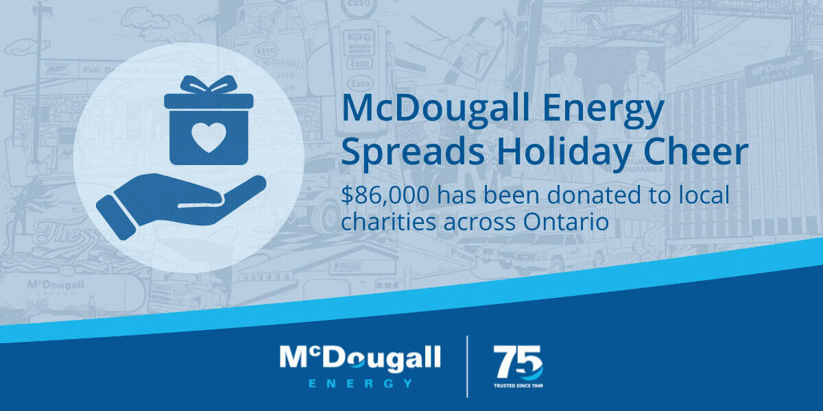 Hand holding a gift box icon for charity donation event.