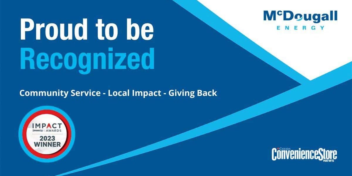 McDougall Energy proud to be recognized award graphic